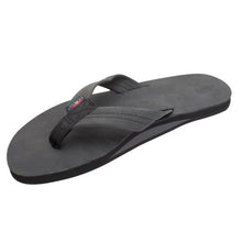 Load image into Gallery viewer, Single Layer Premier Leather with Arch Support BLACK