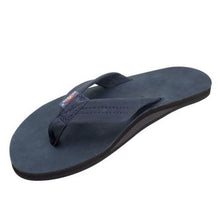 Load image into Gallery viewer, Single Layer Premier Leather with Arch Support NAVY