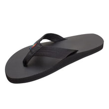 Load image into Gallery viewer, Classic Rubber - Single Layer Soft Top 3/4" EVA Rubber Filled Nylon Strap BLACK