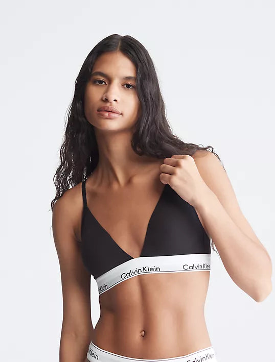 Modern Cotton Lightly Lined Triangle Bralette